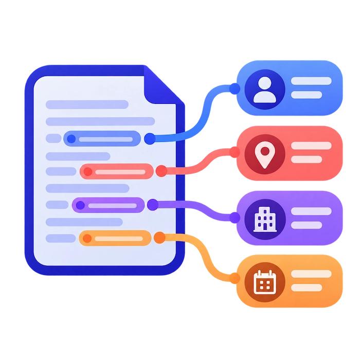 Extracted Entity Data